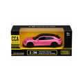 CCA Porsche Taycan Turbo S Cross Turismo 1:36 Die-Cast Car – Pink
