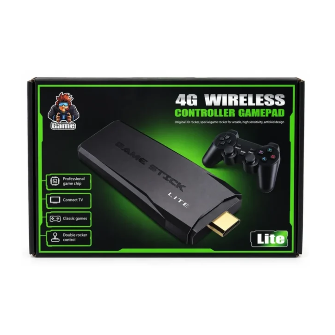AD300 2.4G Wireless Video Game Console Lite with Dual Controllers – TV Gaming Stick