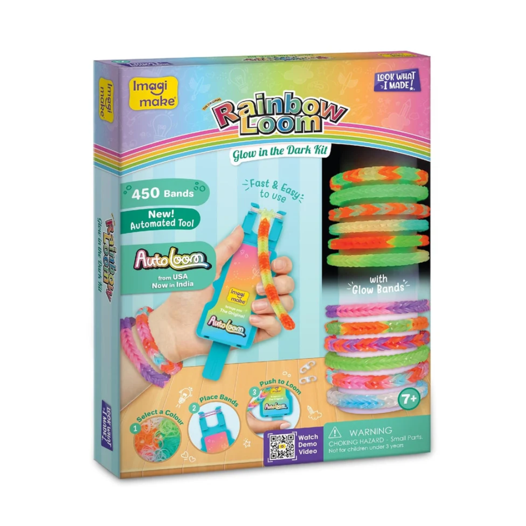 Imagimake Rainbow Loom Glow in the Dark Kit