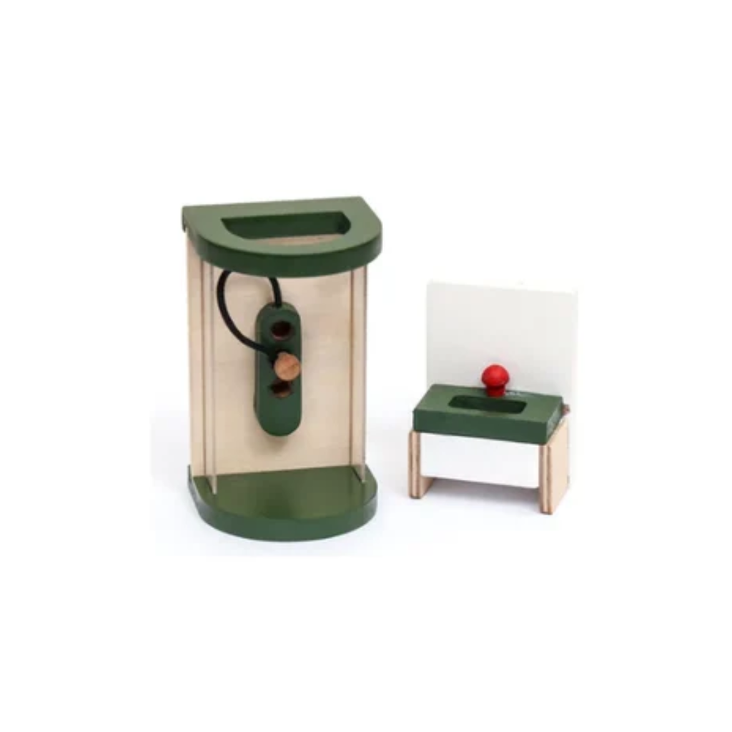 Open Ended Wooden Dollhouse Modern Villa