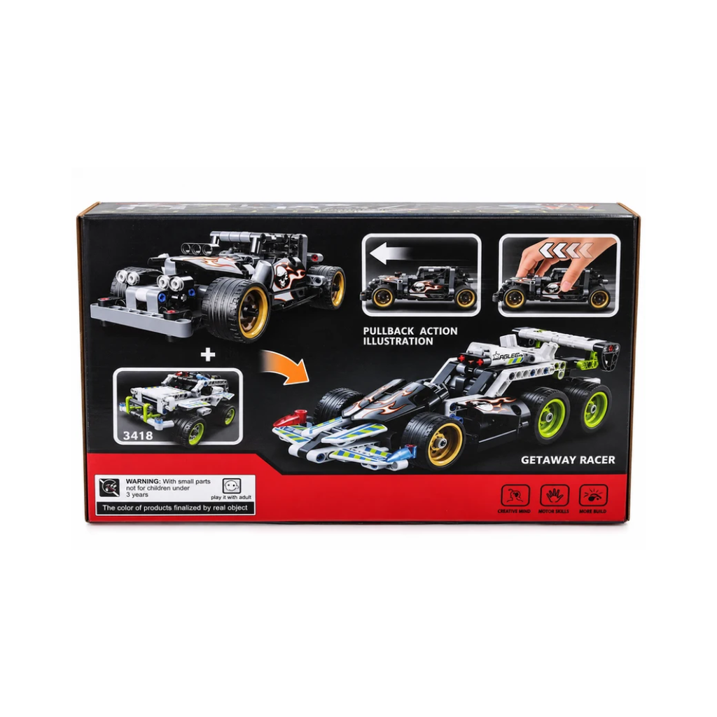 Tech Bricks 3417 Getaway Racer Building Blocks Set – 170+ Pcs
