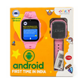 Spiky Chimera Kids Android Smartwatch | Jarvis AI, Video Calling & GPS – Pink