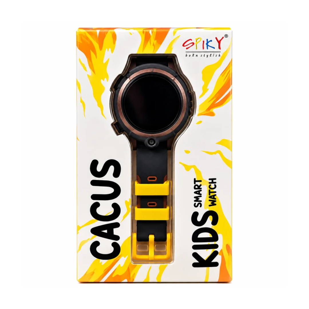 Spiky Cacus 4G Kids Smart Watch | GPS Tracking, Video Calling & SOS Dark Blue