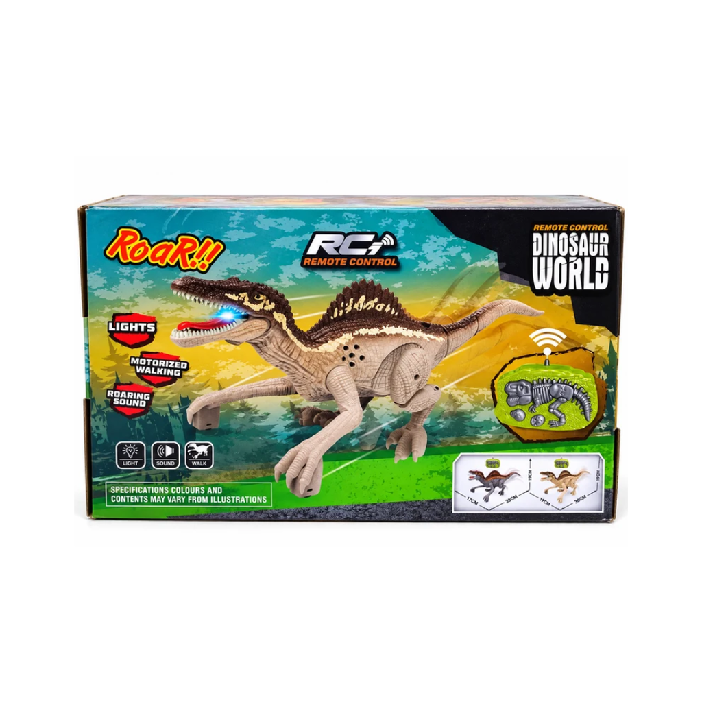 Remote Control Dinosaur World 2.4GHz Walking Dinosaur with Light & Roaring Sound