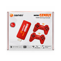 Sameo Micro Genius HDMI Gaming Console – 800 HD 8-Bit Games | 4K Ultra HD | Dual Wireless Controllers