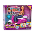 Anlily Collection Riding Trip Doll Set with Scooter – Pretend Play Toy for Kids 3+ Years