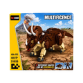 Multificence 2-in-1 Triceratops Dinosaur & Robot Building Blocks Set – 404+ Pcs