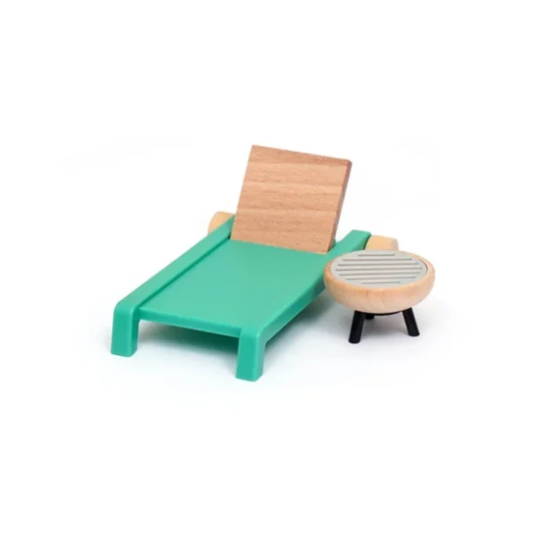 Open Ended Wooden Dollhouse Modern Villa
