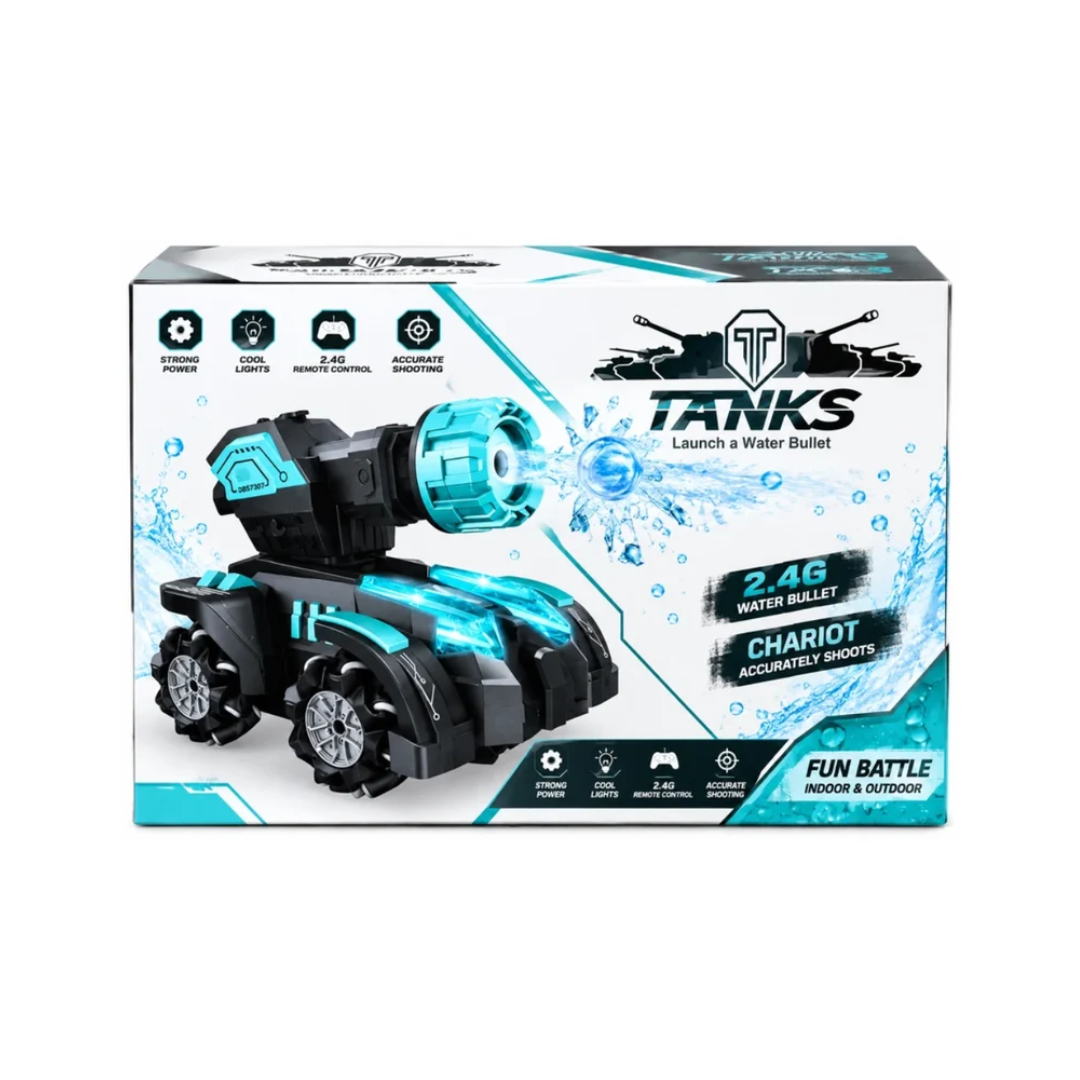 Champions Twisted Climber 2.4GHz Remote Control Water Bullet Tank – RC Battle Chariot with Lights & Accurate Shooting