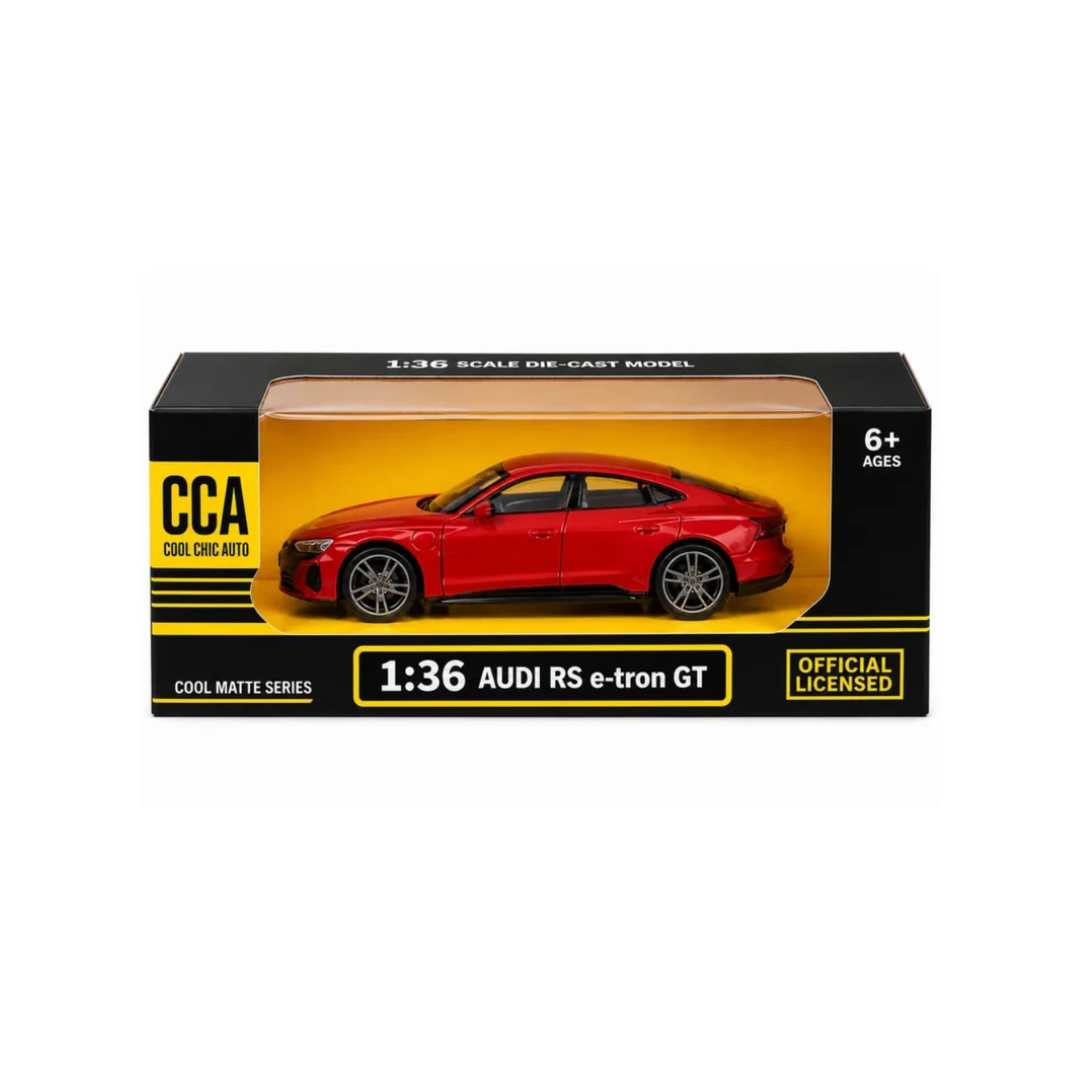 CCA Audi RS e-tron GT 1:36 Official Licensed Die-Cast Model Car – Red
