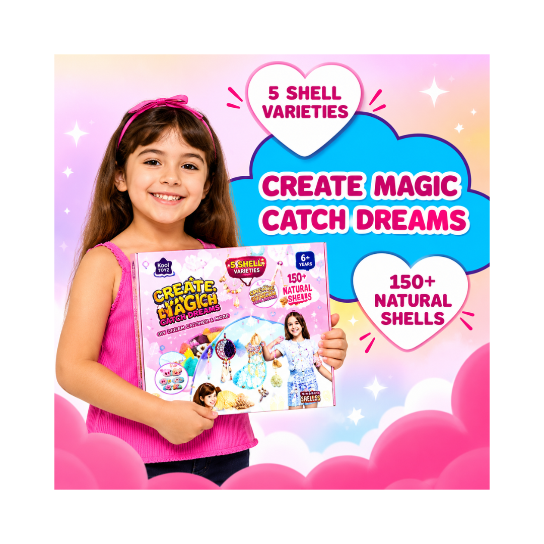 Kreeda DIY Sea Shell Dream Catcher Art & Craft Kit