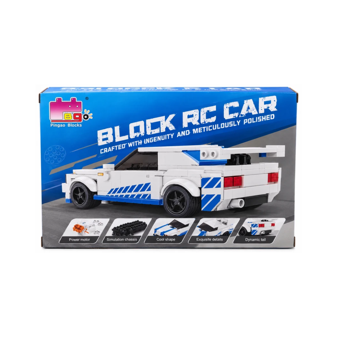 Pingao Blocks 70054 Block RC Car Building Set – 231 Pcs, 2.4GHz Remote Control