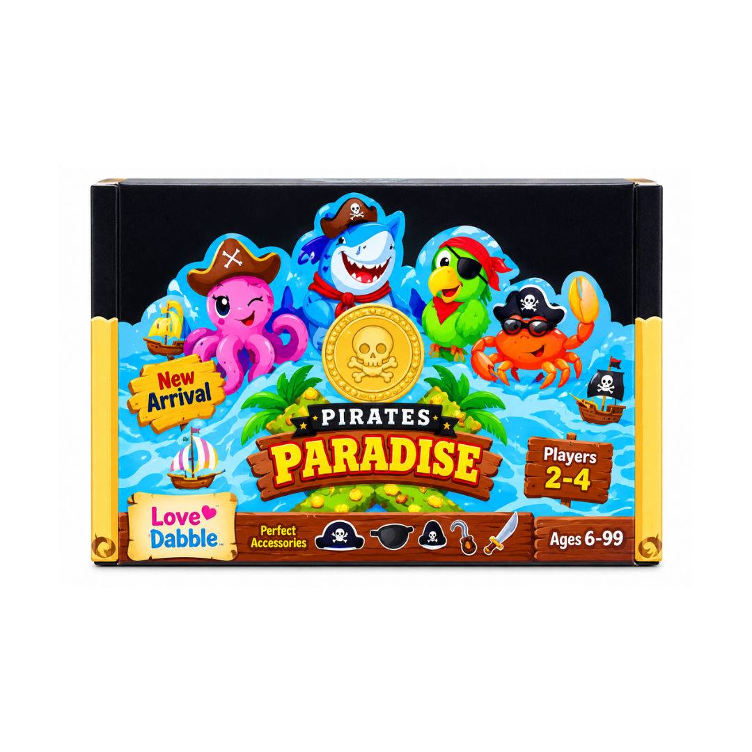 Love Dabble Pirate’s Paradise 2-4 Player Board Game