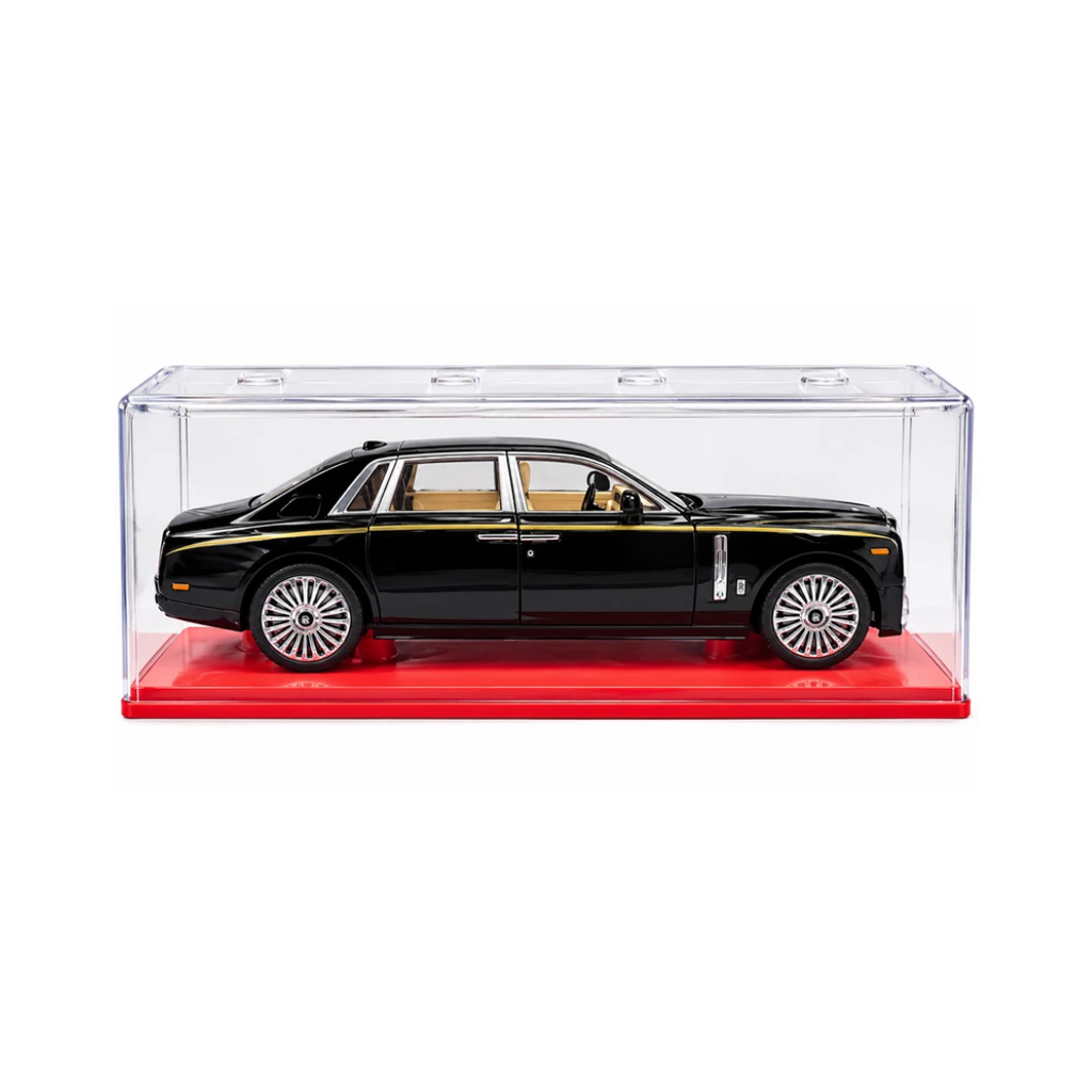 Rolls-Royce Phantom Style 1:24 Scale Metal Die-Cast Model Car – Black | Luxury Collectible Car