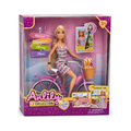 Anlily Doll Cycling Trip Set – Fashion Doll with Bicycle & Accessories 3+ Years