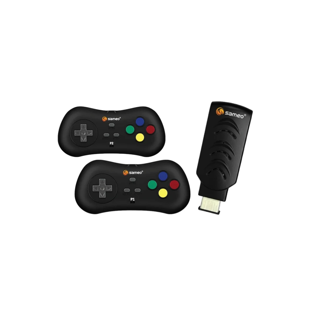 Sameo Micro Genius 2.0 HDMI Gaming Console – 800 Built-in HD Games Dual Controllers
