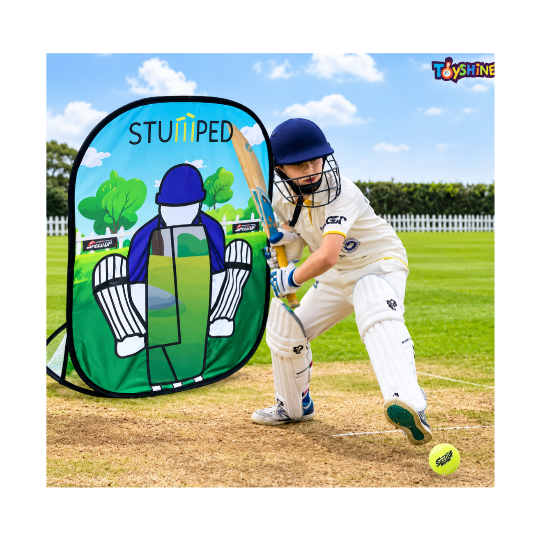 Speedup Foldable Standing Stumped Cricket Game for Kids