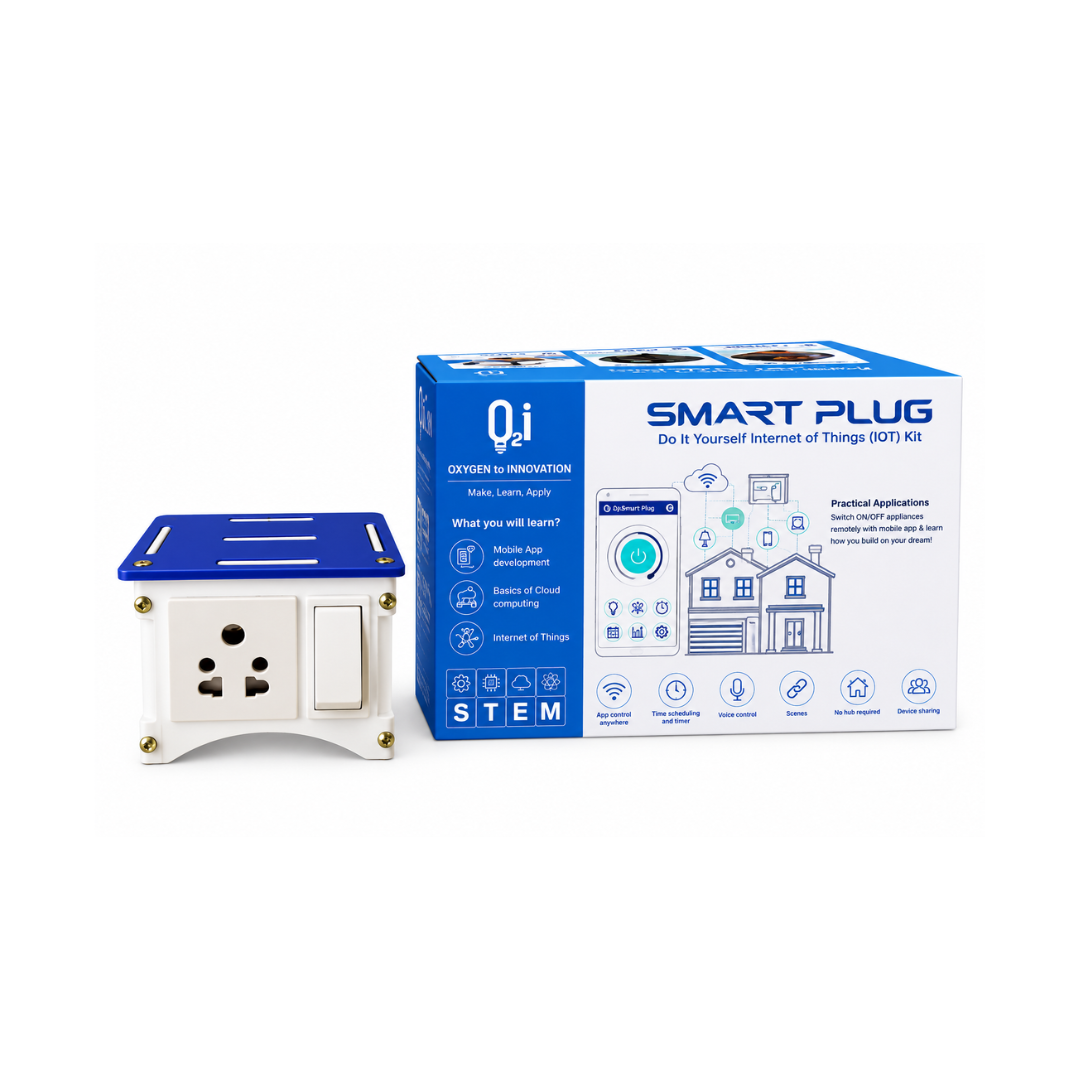 Oxygen To Innovation O2i _Smart plug IOT Do It Yourself ,STEM Home Automation, Coding Kit