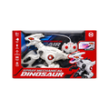 Spray Mechanical Dinosaur Robot Toy for Kids | Remote Control Robotic Dragon with Mist Spray, Lights & Sound Effects | White