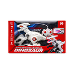 Spray Mechanical Dinosaur Robot Toy for Kids | Remote Control Robotic Dragon with Mist Spray, Lights & Sound Effects | White