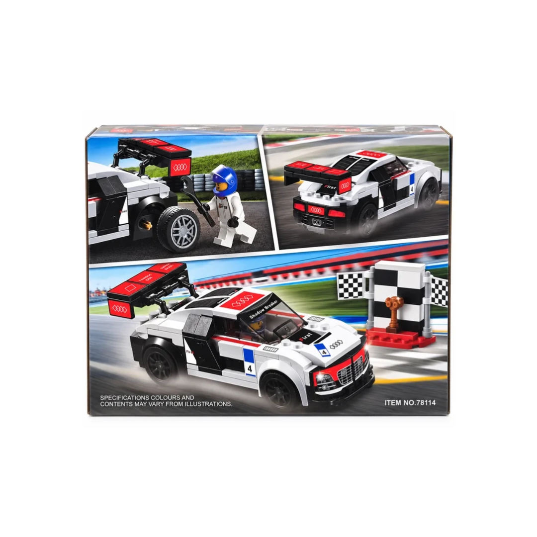 Jisi Bricks Ultra Car R8 Racing Car Building Blocks Set – 183+ Pieces | Model 78114