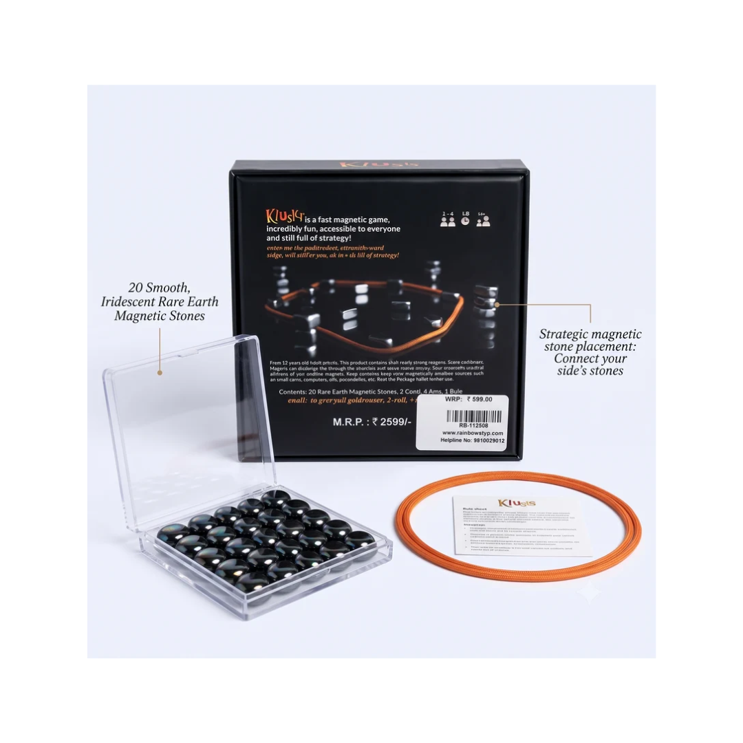 Kluster Magnetic Strategy Game for Adults & Family, 14+
