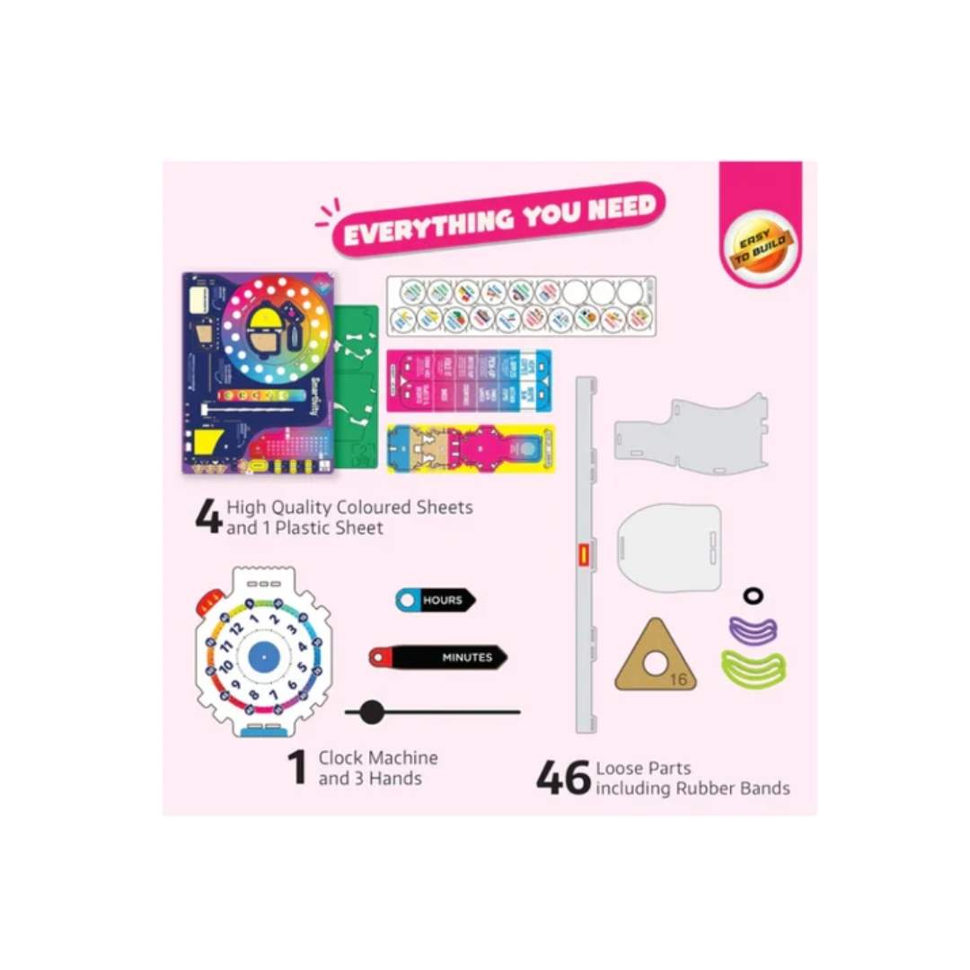 Smartivity DIY Interactive Clock with Stationary Organiser