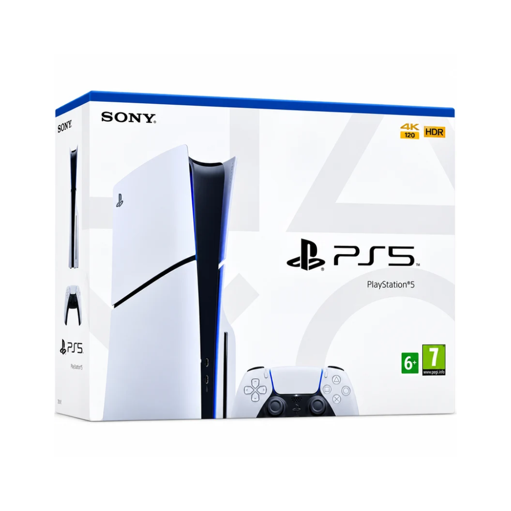 Sony PlayStation 5 Slim Disc Edition Gaming Console | 1TB SSD | PS5 with Wireless DualSense Controller
