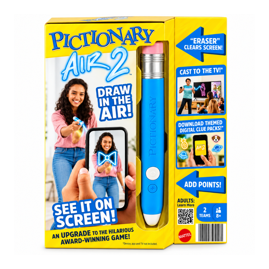 Mattel Pictionary Air 2 Game for Kids, Adults, Family and Game