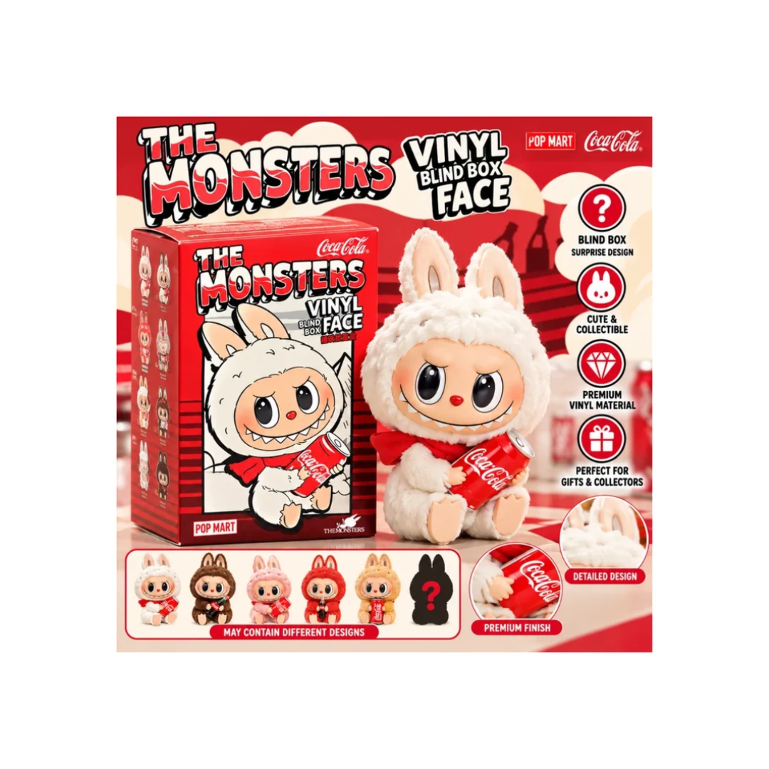 The Monsters Labubu Doll Coca-Cola Vinyl Blind Box Figure – Collectible Toy