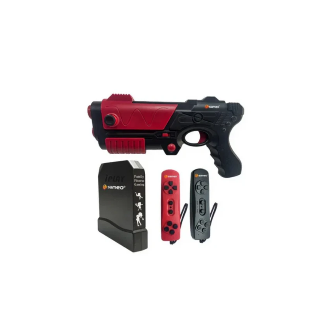 Sameo iPlay+ Motion Gaming Console – 1056 Built-in Games Motion Gun 2 Player | HDMI