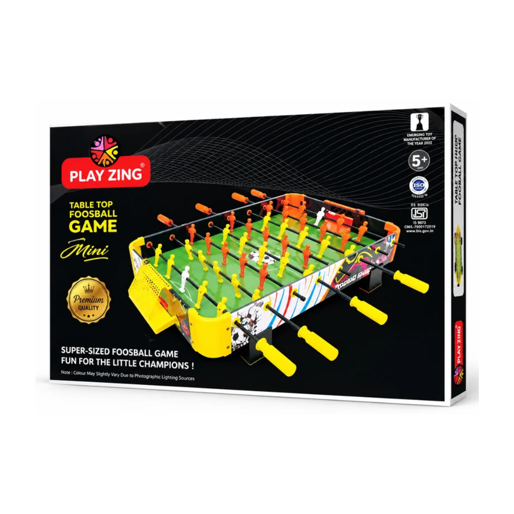 Play Zing Jumbo Table Top Foosball Game Super-Sized Football Game for Kids 5+ Years