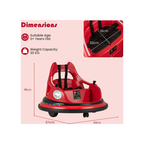 EMotorad Formula Fun Dash Car 12V Electric Bumper Car for Kids – Rechargeable Ride-On Car Red
