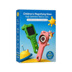 Kids High Definition Magnifying Glass with Macro Lens – Fun Educational Exploration Toy