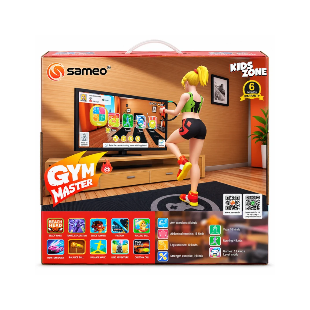 Sameo Kids Zone Gym Master Interactive Fitness & Gaming Set – 6+ Years