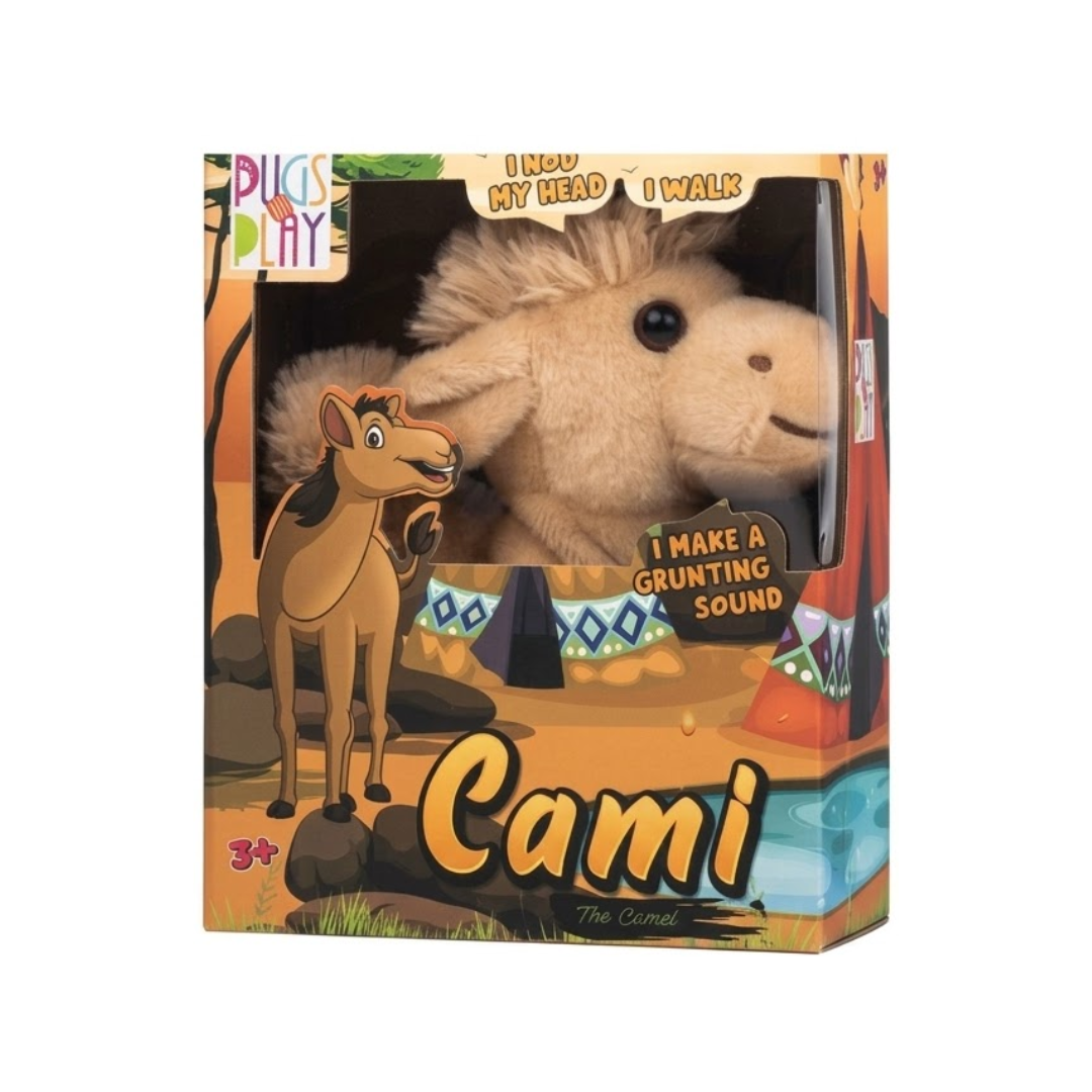 Pugs At Play Cami Walking Camel