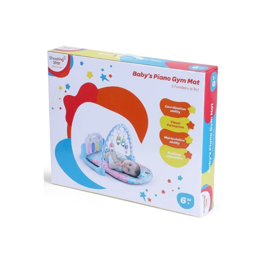 Shooting Star Baby S Piano Gym Mat - Multicolor