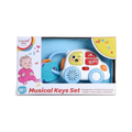 Shooting Star Baby Musical Toy Keys with Baby Wheel Baby Car Set Toy 12+ Month Multicolor