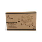 R for Rabbit Lullabies Woodsy Baby Cradle - Electric Cradle for Babies Grey