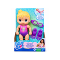 Baby Alive Sunny Swimmer Doll with Goggles & Swim Fins – Water Play Doll for Kids 3+
