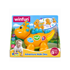 Winfun Adventure Walk Dino – Interactive Musical Learning Dinosaur Toy for 18M+