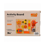 Rainbow Toys Wooden Busy Board Wooden Sensory Toy
