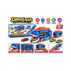 Dinosaur Deformation Car Toy with Auto Racing Track – Multicolor