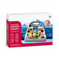 Rainbow Toys Simulation Aircraft Cockpit Busy Board Montessori Pretend Play Toy