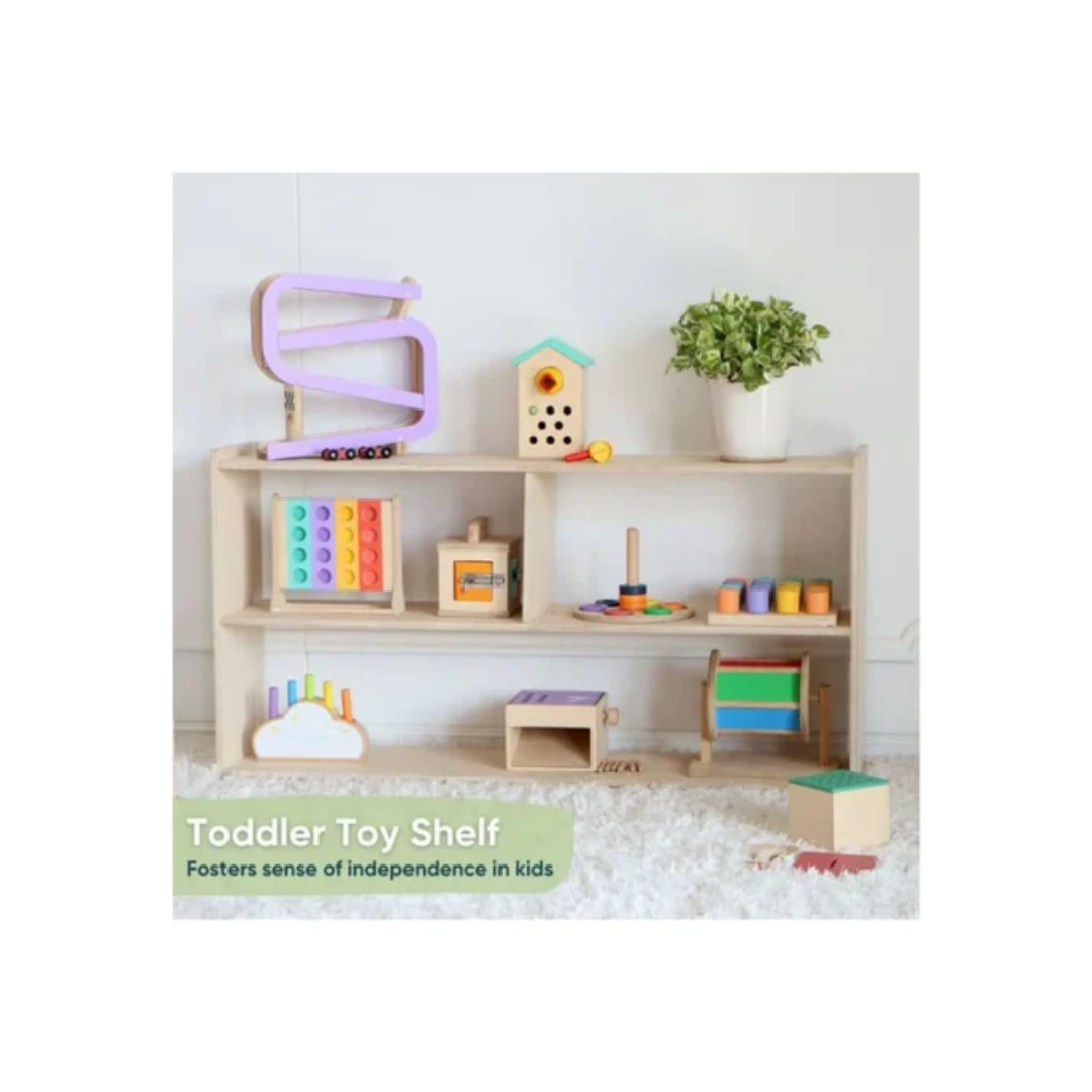 Curious Cub Toddler Toy shelf