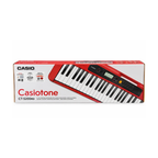 Casio Casiotone CT-S200RD 61-Key Portable Digital Keyboard Red With Adapter
