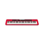 Casio Casiotone CT-S200RD 61-Key Portable Digital Keyboard Red With Adapter