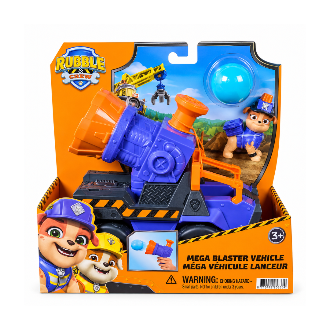 Funskool Rubble & Crew Toy Vehicle Mixs Mega Blaster Vehicle