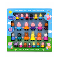 Peppa Pig Family And Friends Figure Set 25 Pieces Cartoon Character Toy Collection