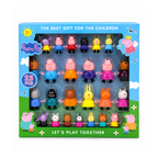 Peppa Pig Family And Friends Figure Set 25 Pieces Cartoon Character Toy Collection